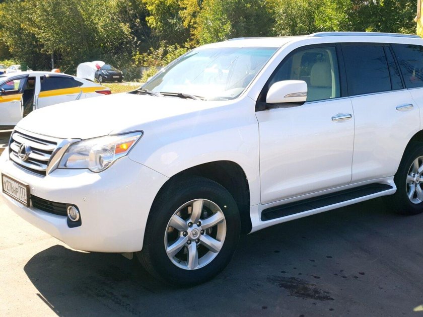 Лексус gx460 белый