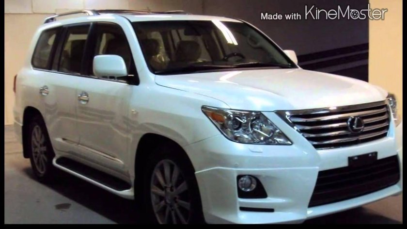Джип Lexus LX 570 белый