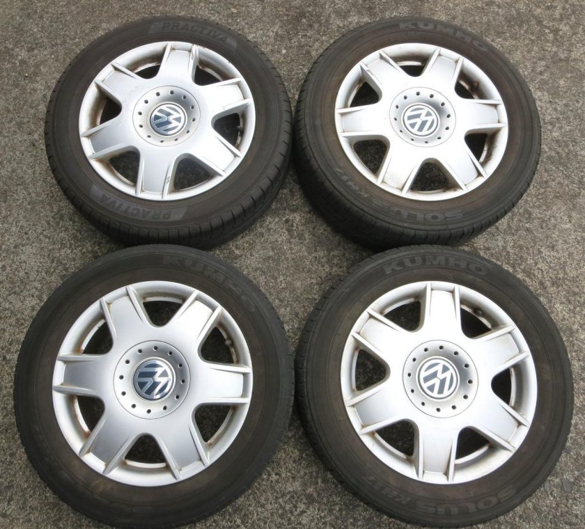 Алюминиевые колесные диски 5х100 15 дюймов VW Golf IV