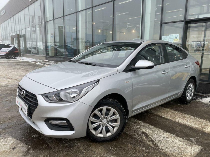 Хендай солярис новый серебристый