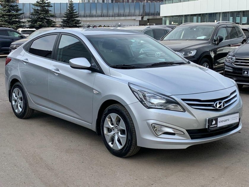 Хендай солярис 2016 серебристый