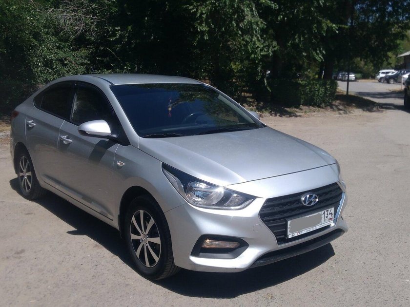 Hyundai Solaris 2017 серебро