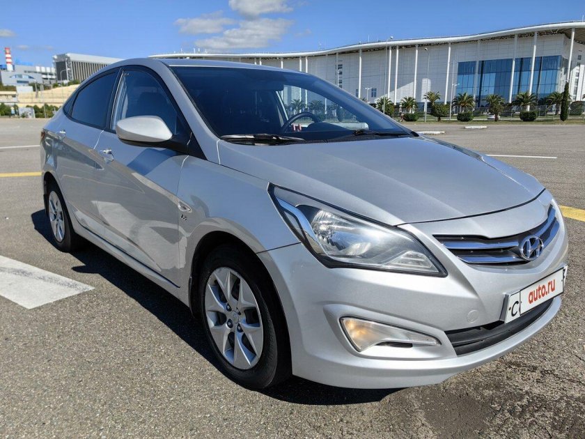 Хендай солярис 2015 серебристый