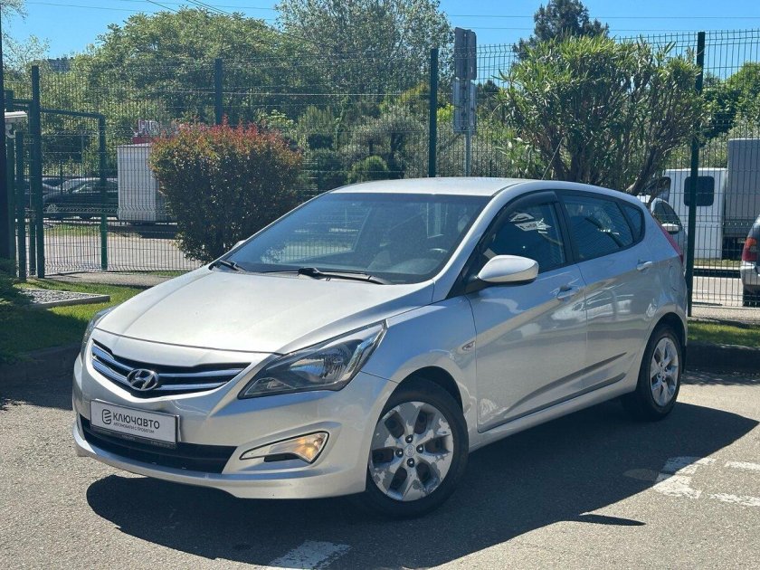 Хендай солярис 2016 серебристый