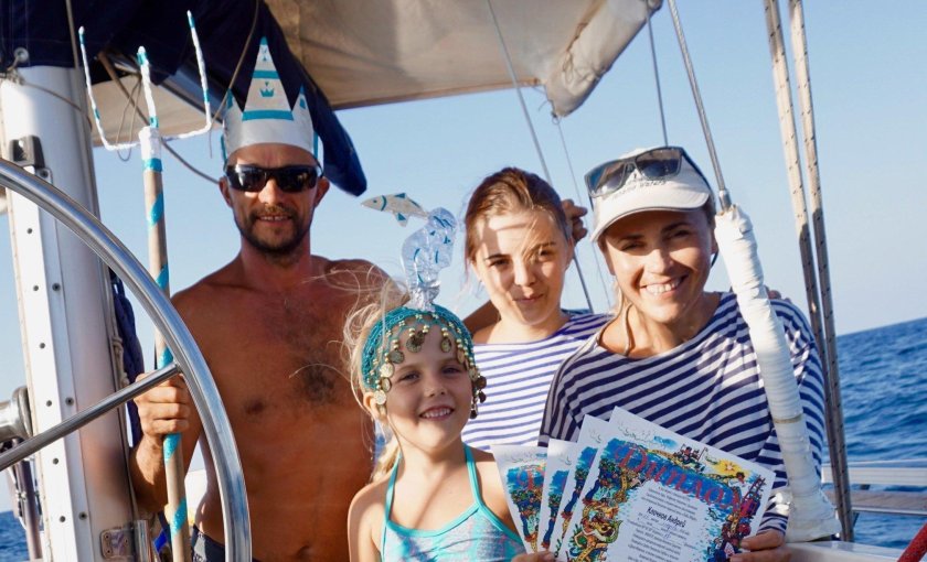 Семья Клочковых яхта