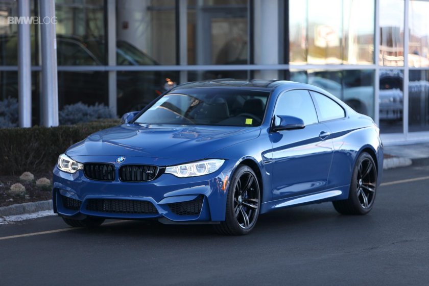 BMW m4 Blue