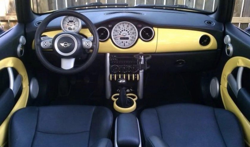 Mini Cooper Yellow