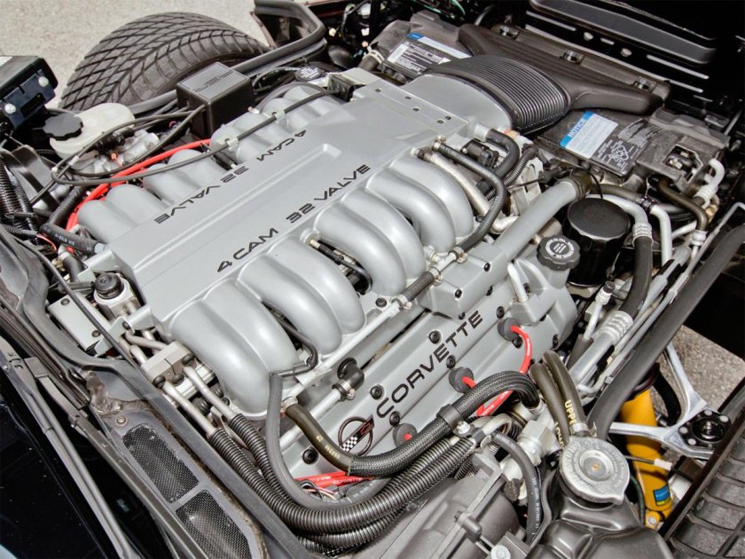 Chevrolet Corvette zr1 мотор