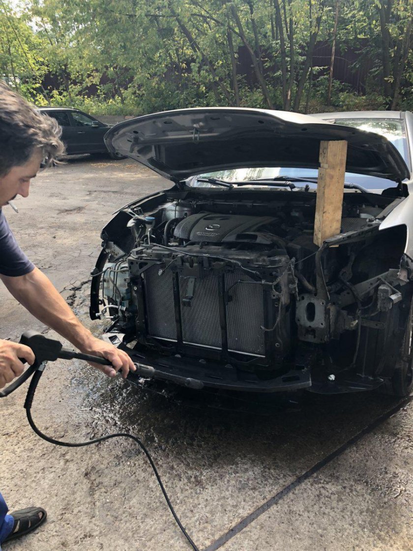 Мойка радиаторов мерседес w212