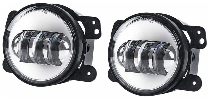 Светодиодные противотуманные фары хромированные