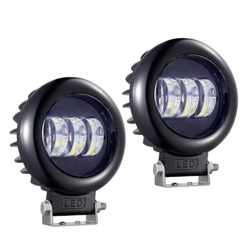 Фара противотуманная светодиодная 24v круглая