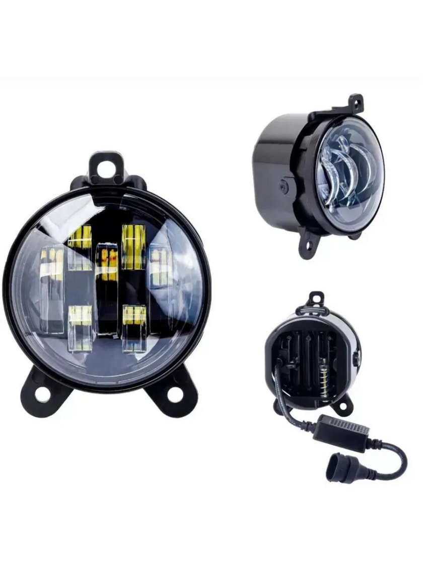 Противотуманные фары диодные на Газель