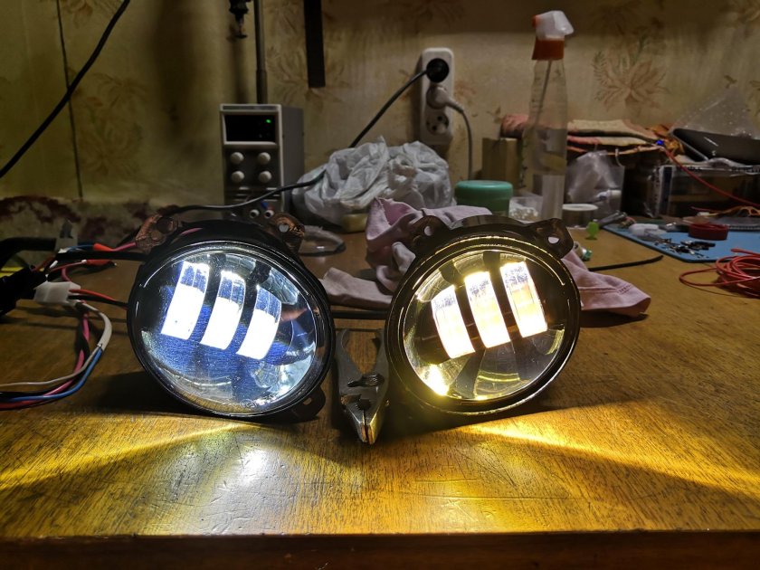 ПТФ 2 led Лада Гранта