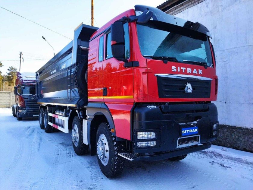 Самосвал ситрак 8 х 4