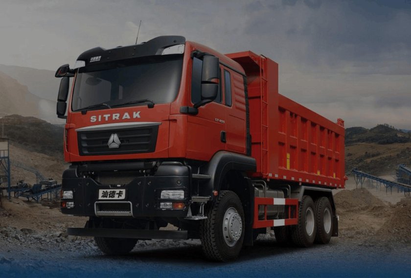 Самосвал sitrak c7h 6x4