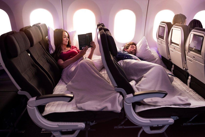 Бизнес класс в самолете
