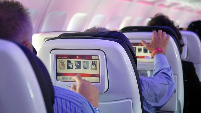 Телевизор в самолете