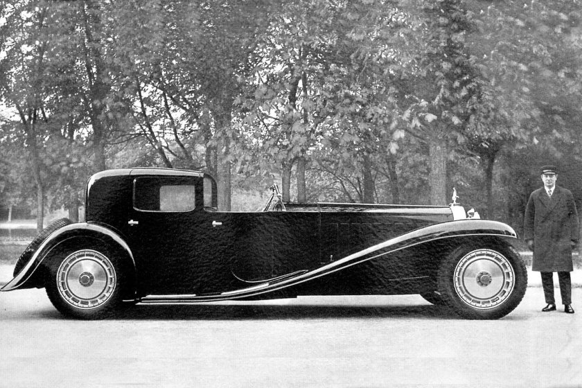 Bugatti type 41 royale kellner coupe 1931 года