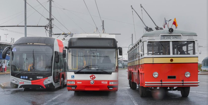 Троллейбус в Праге