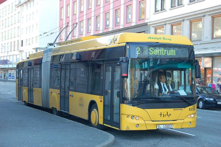 Берген троллейбус Neoplan n6321