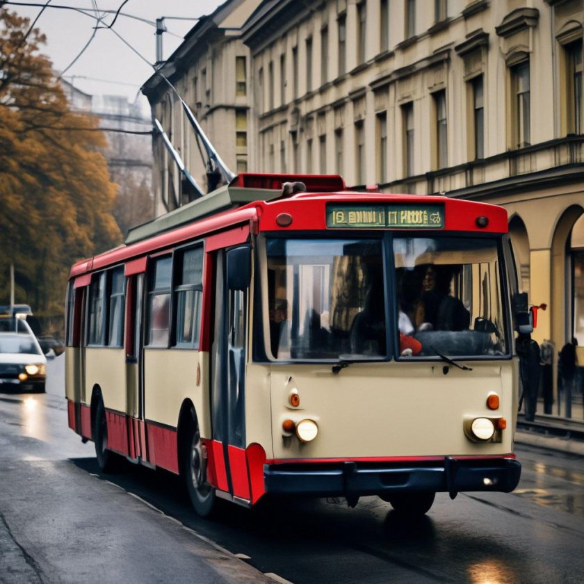 Троллейбус skoda 14tr