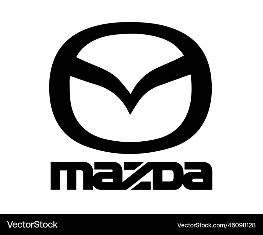 Мазда лого вектор
