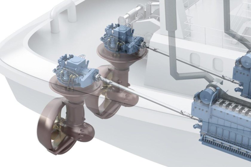 Винторулевая колонка Schottel SRP 340