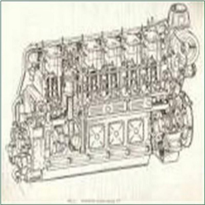 Судовой дизель м401