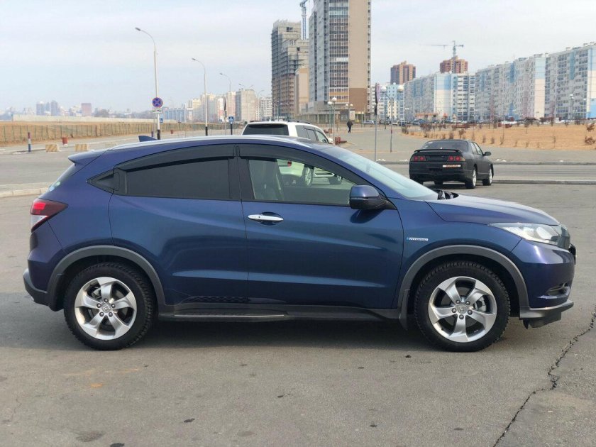 Honda Vezel 2014 синий