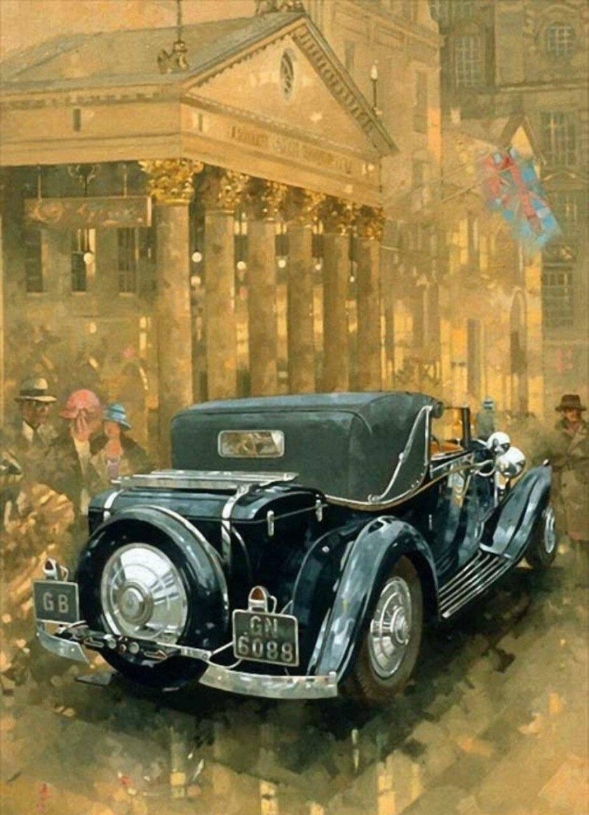 Питер Миллер художник автомобили