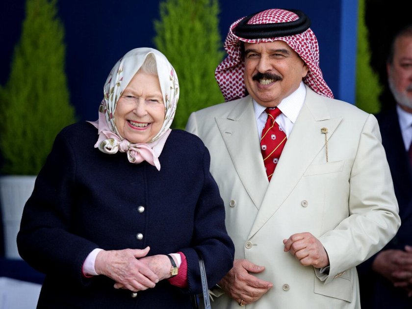 Королева Елизавета в Саудовской Аравии