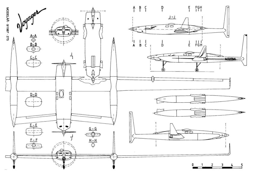 Чертежи самолетов Берта Рутана