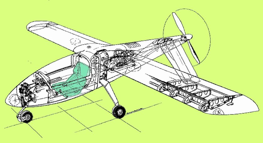 Е 12 НК самолет чертежи