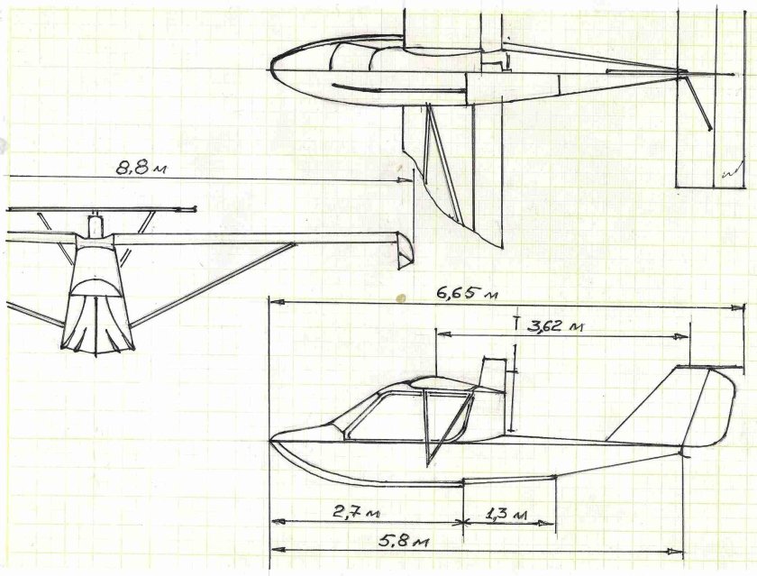 Чертежи самолетов ультралайт