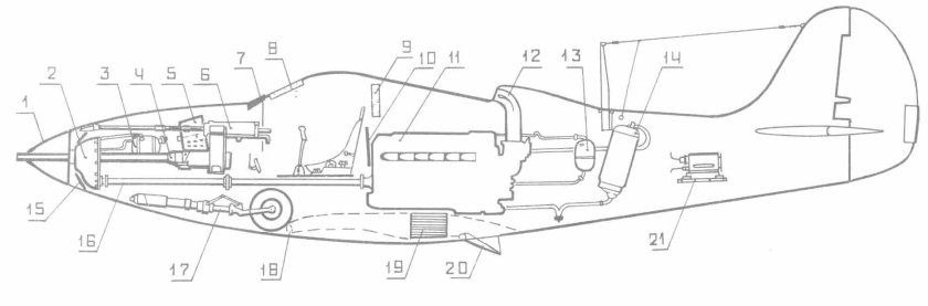 Аэрокобра р-39 схема