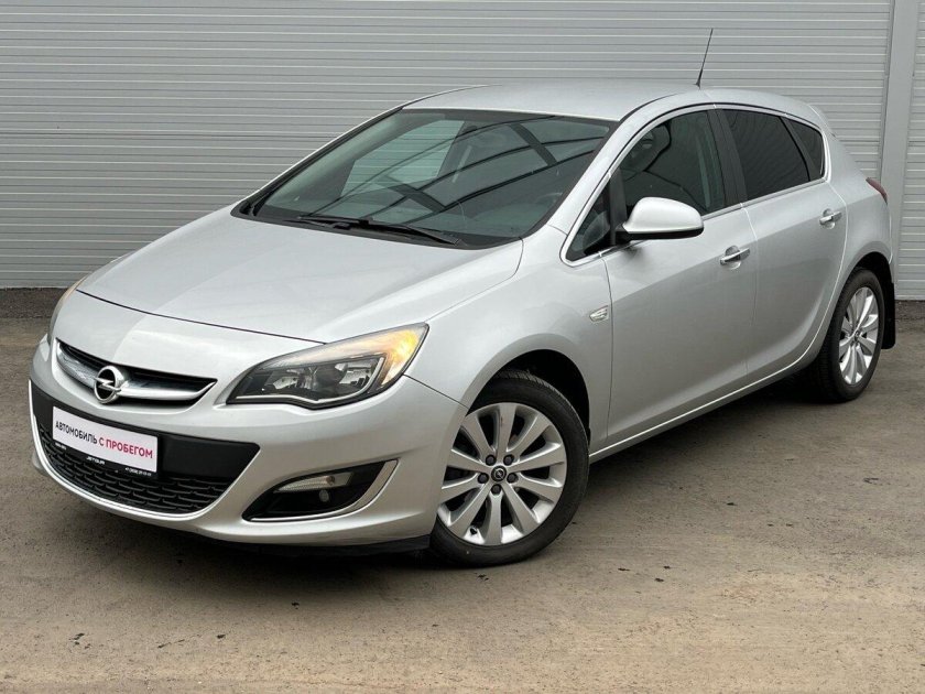 Опель астра 2013 серебристый