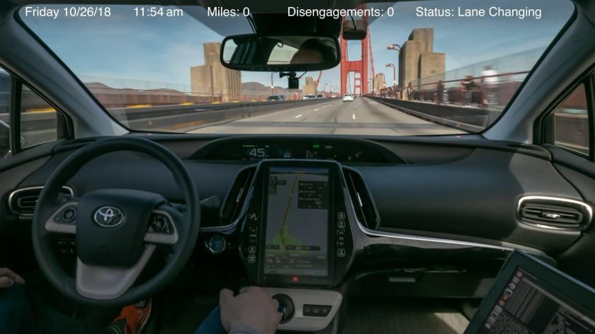 Uber Автопилот Приус