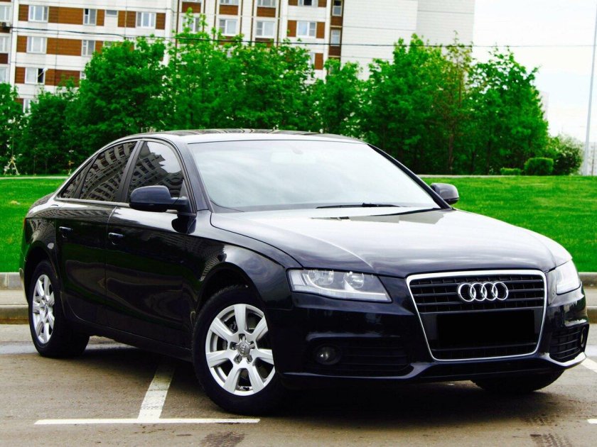 Ауди а4 черная