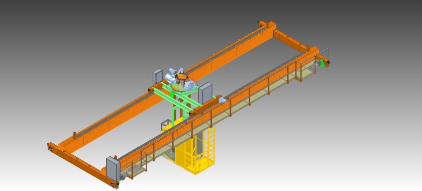 Мостовой двухбалочный кран 5т