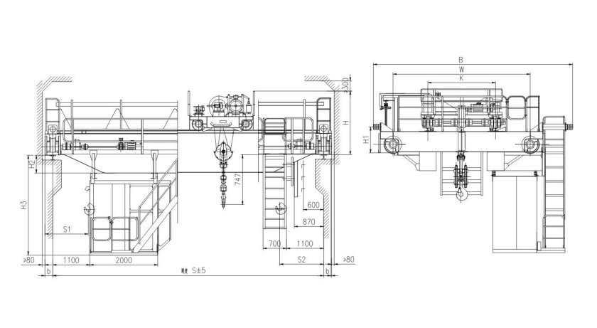 Кран мостовой двухбалочный 10 тонн