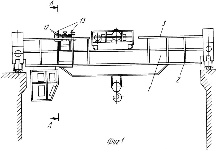 Мостовой кран схема