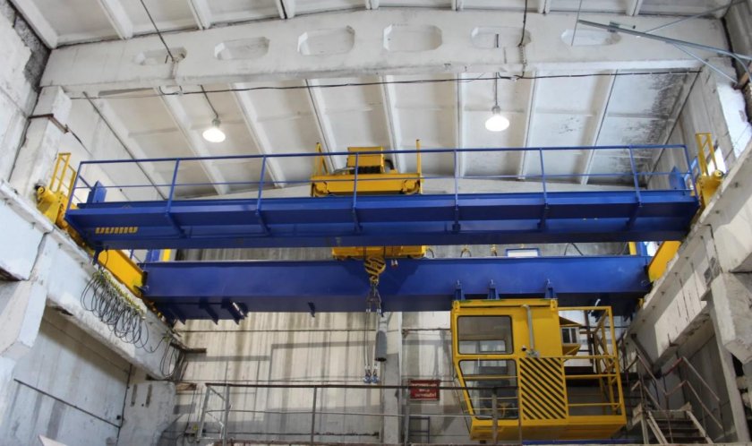 Кран подвесной двухпролетный 10 т