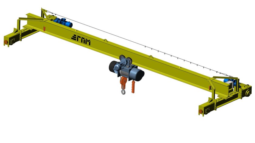 Кран мостовой электрический однобалочный опорный