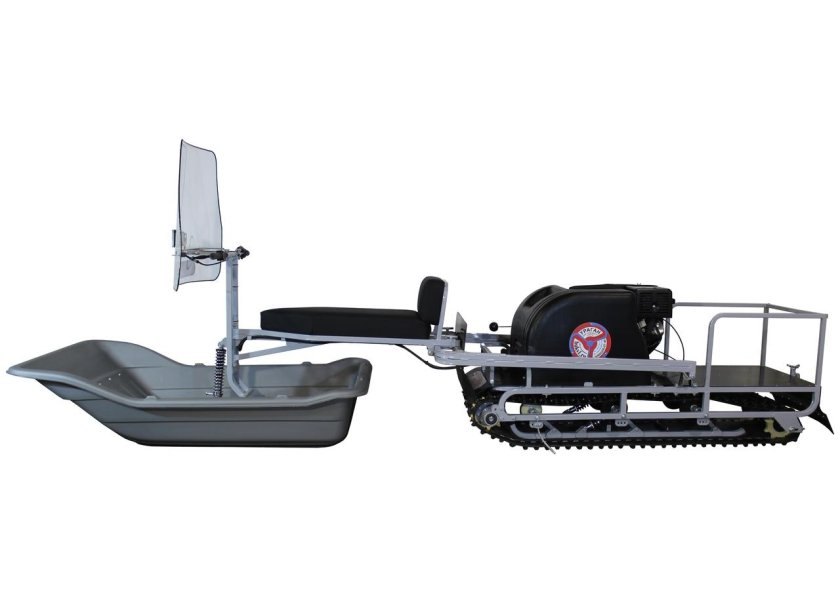 Мотобуксировщик ураган толкач