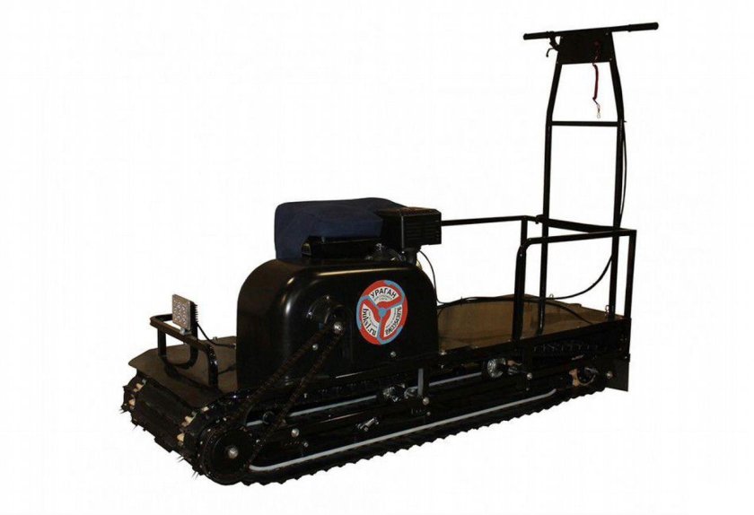 Мотобуксировщик ураган толкач