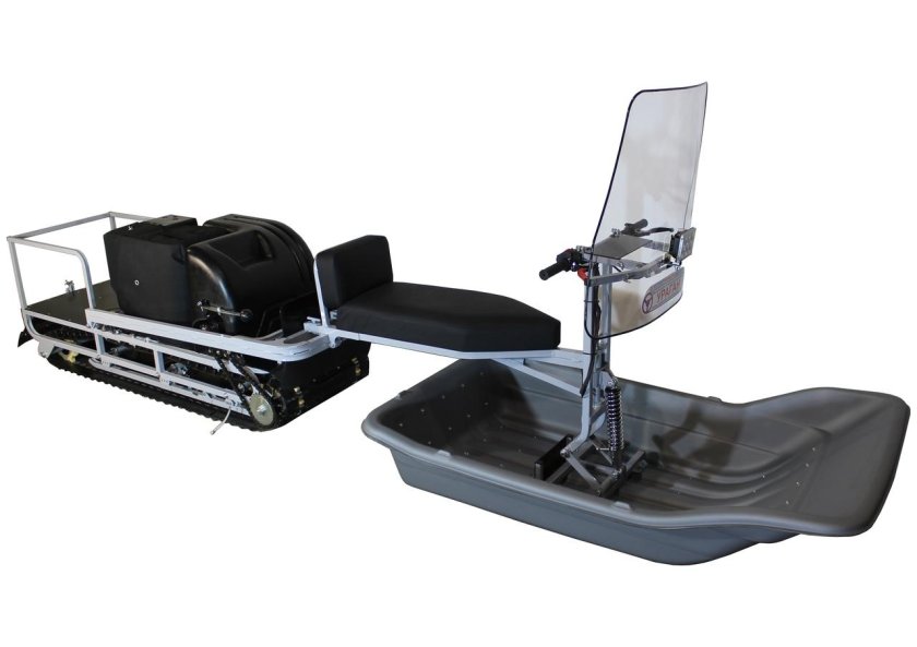 Мотобуксировщик ураган толкач