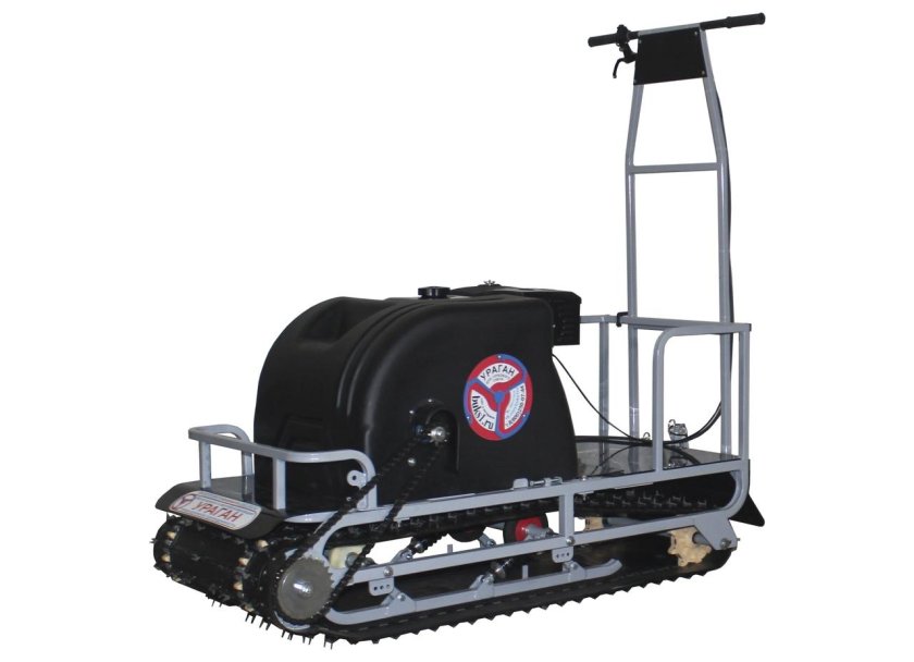 Мотобуксировщик ураган толкач