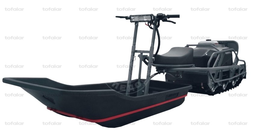 Мотобуксировщик тофалар 500 с модулем толкач