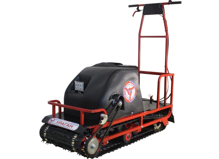 Мотобуксировщик ураган промысловик