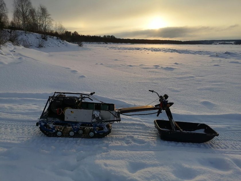 Мотобуксировщик альбатрос-l8